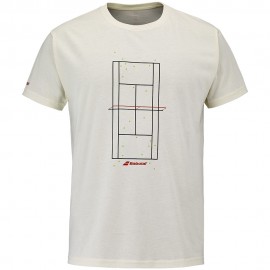 Футболка для тенісу чоловіча Babolat EXERCISE MESSAGE TEE MEN 4MS26445/1100