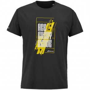 Футболка для тенісу чоловіча Babolat EXERCISE MESSAGE TEE MEN 4MS26445/2000