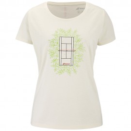 Футболка для тенісу жіноча Babolat EXERCISE MESSAGE TEE WOMEN 4WS26445/1100