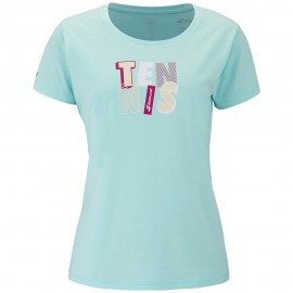 Футболка для тенісу жіноча Babolat EXERCISE MESSAGE TEE WOMEN 4WS26445/4144