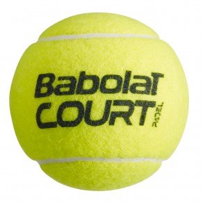 М'ячі для паделу Babolat COURT PADEL X3 (Банка,3 штуки) 501098/113