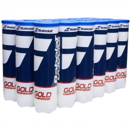 Тенісні м'ячі Babolat GOLD CHAMPIONSHIP X4 (Ящик 18 банок) 502082/113Y
