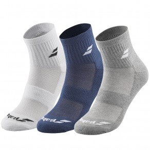 Шкарпетки тенісні Babolat QUARTER 3 PAIRS PACK (Пакунок,3 пари) 5UB1401/1033